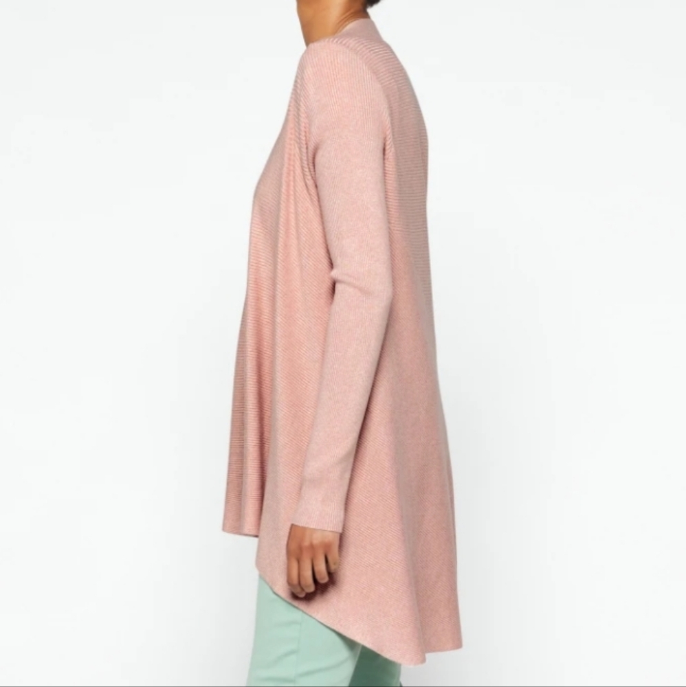 41 HAWTHORN, Saya Multi Ribbed Open Cardigan, Sandy Pink, EUC, Women's L - Picture 16 of 16